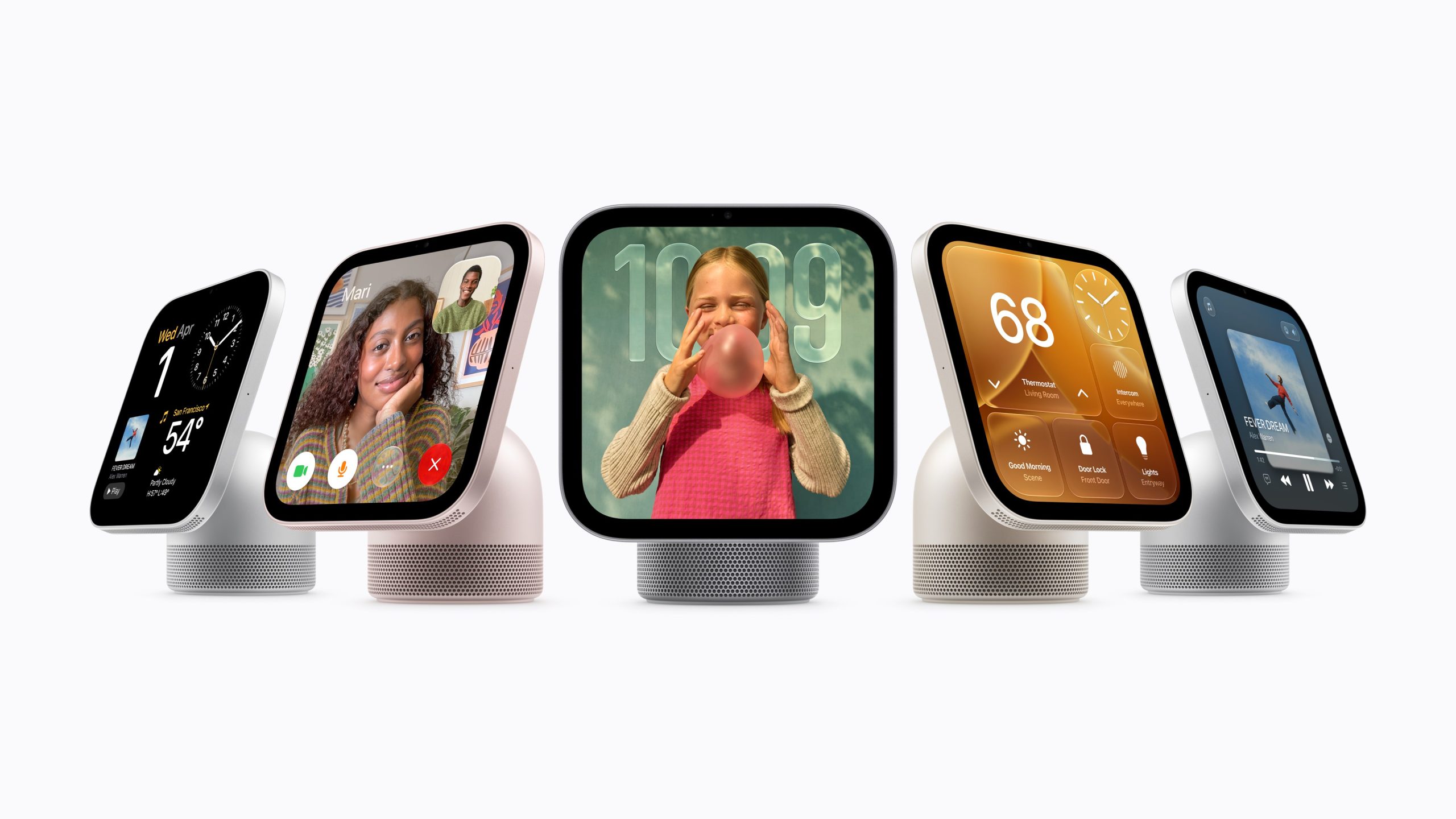 Apple HomeView en diversos acabados estéticos