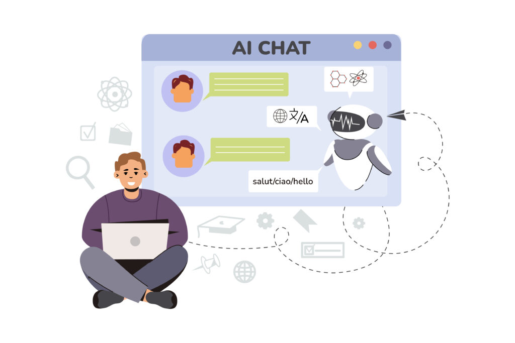 Interfaz de plataforma no-code para crear un chatbot personalizado entrenado con documentos