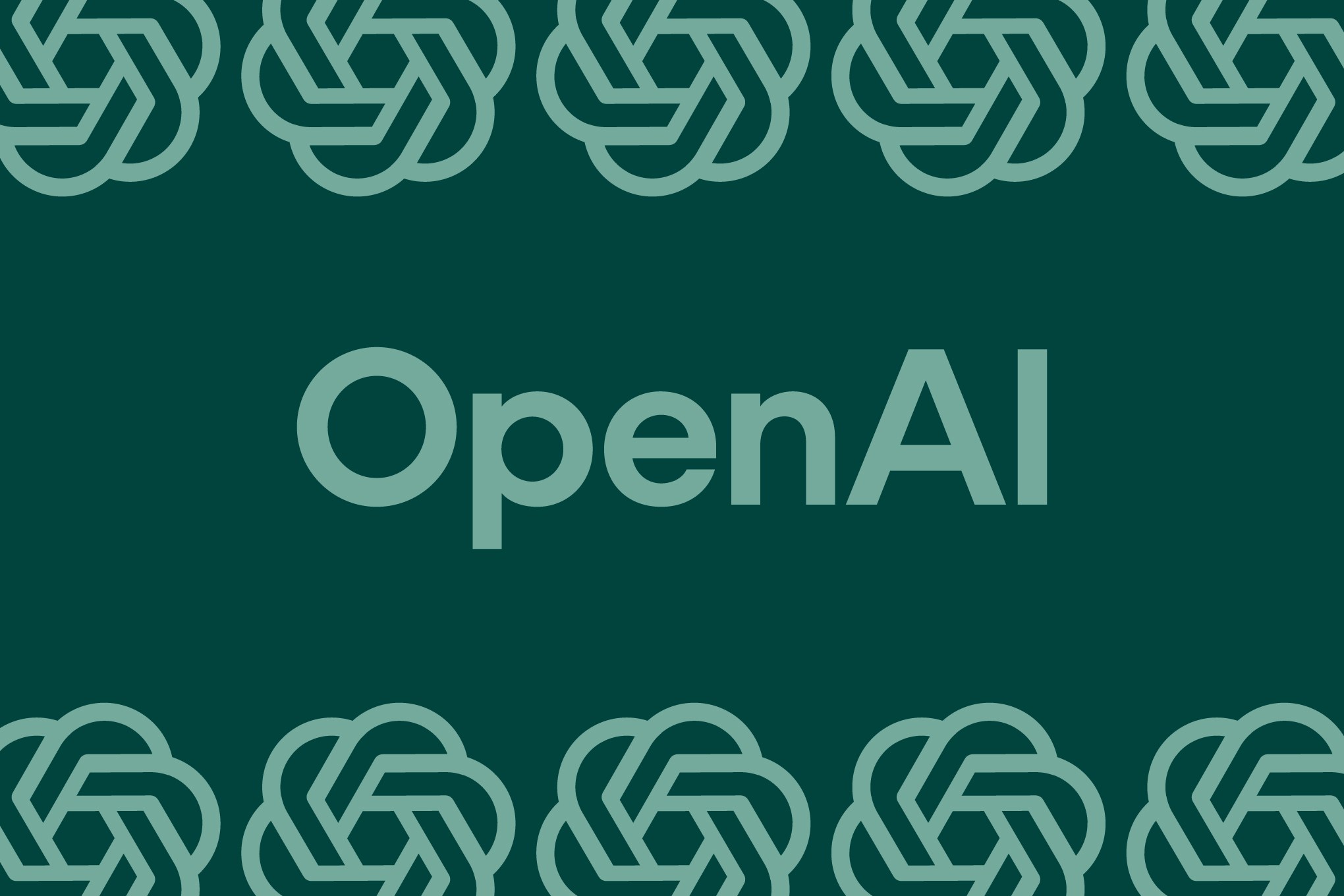 Ilustración de la marca OpenAI con estilo tecnológico profesional sobre el desarrollo de Inteligencia Artificial