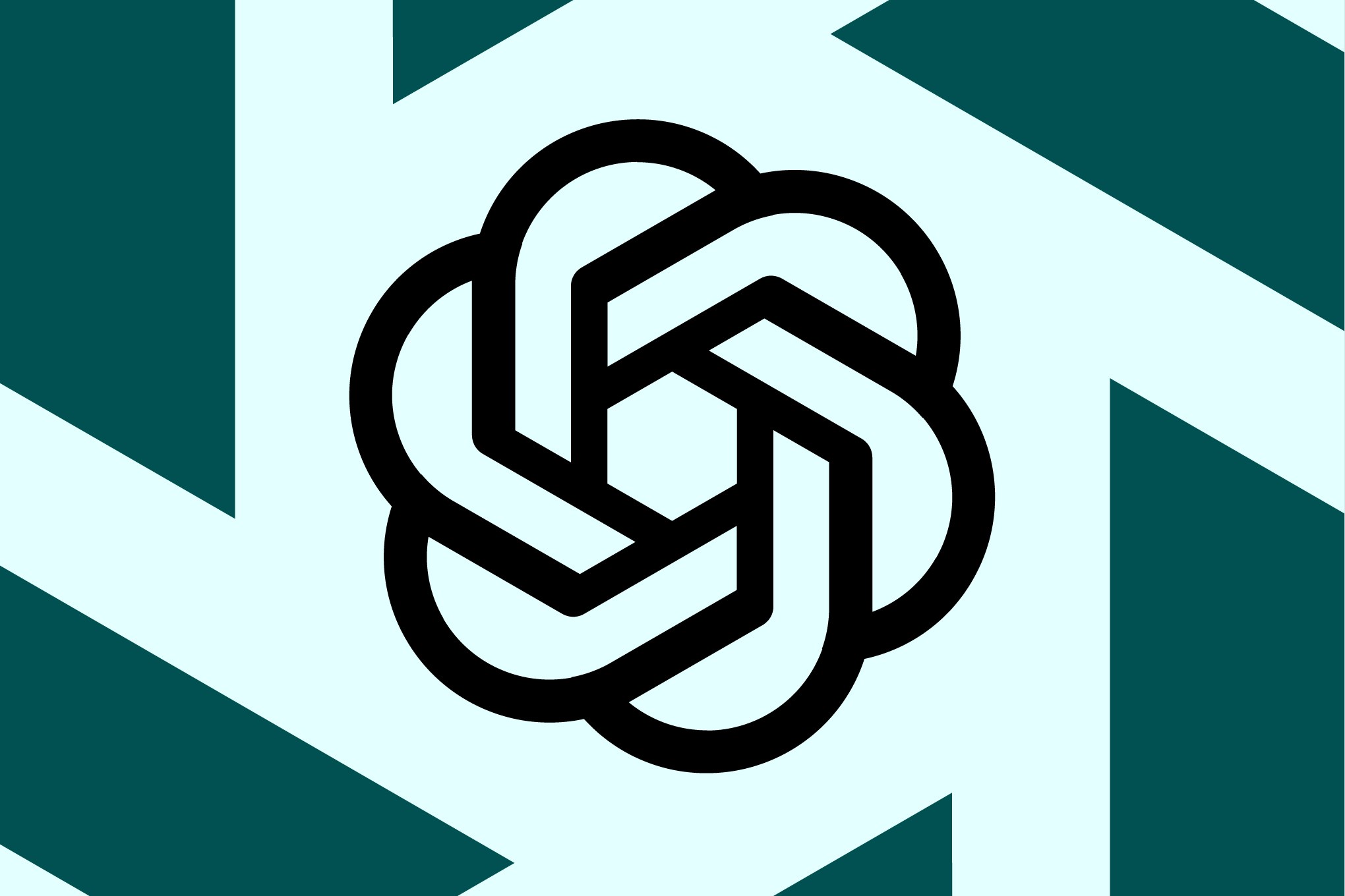 Logo de OpenAI representando la transparencia tecnológica