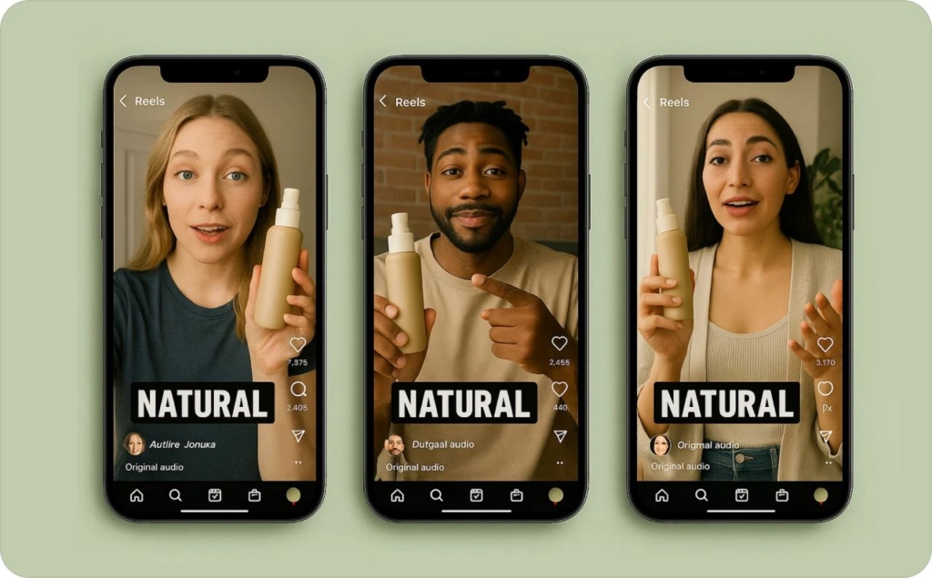 Interfaz de herramientas de IA para edición de video en redes sociales