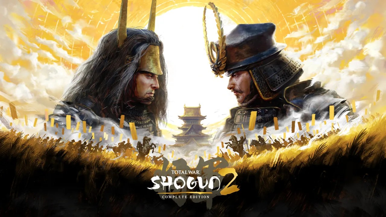 Logo y arte promocional de Total War Shogun 2 Complete Edition