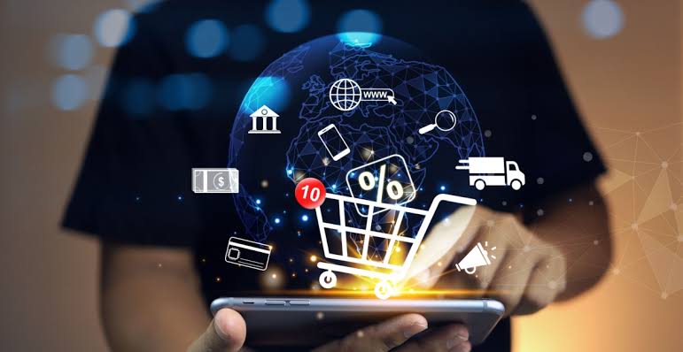 Dashboard de herramientas IA para e-commerce mostrando métricas de optimización y automatización de ventas